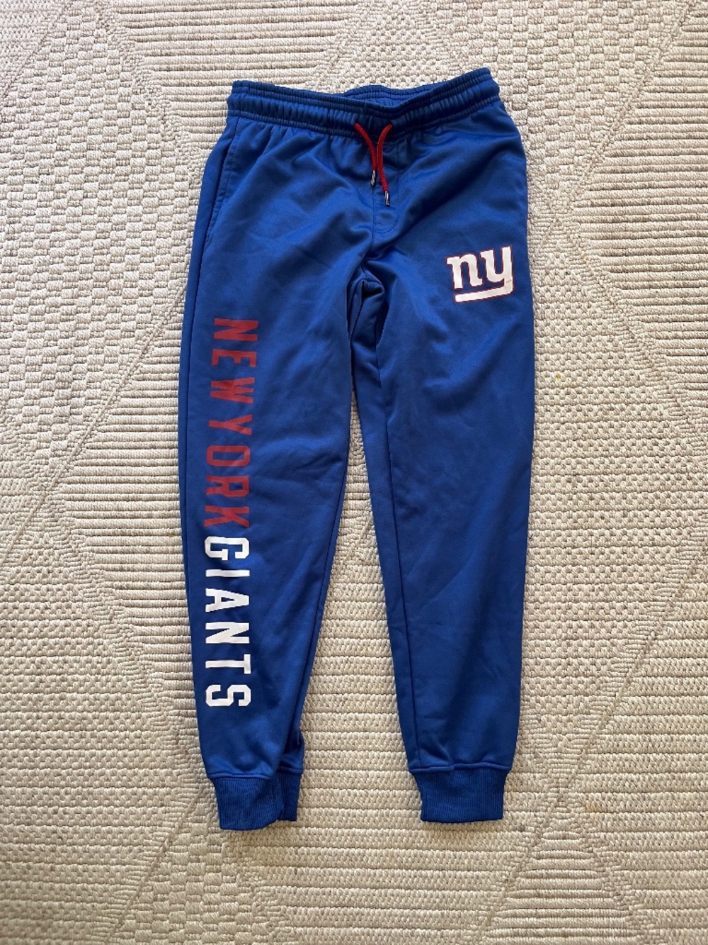 NFL team apparel NY Giants Boys pants 10/12